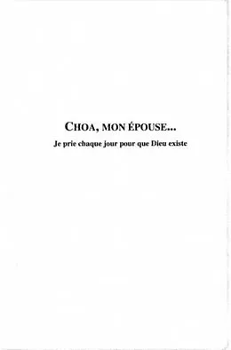 E-Book (pdf) Choa mon epouse von Roth Gabriel