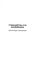 E-Book (pdf) L'HUMANITE FACE A LA MONDIALISATION von Jean-Claude Fritz