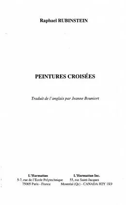 E-Book (pdf) Peintures croisees von Raphael Rubinstein