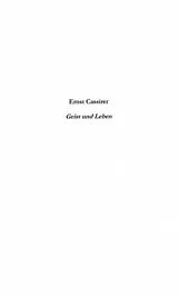 E-Book (pdf) Ernst cassirer geist und leben von Lartillot Francoise