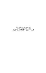E-Book (pdf) Geophilosophie de deleuze et guattari von Antonioli Manola