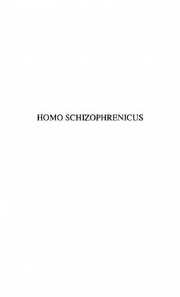 E-Book (pdf) HOMO SCHIZOPHRENICUS von Jean-Claude Benoit