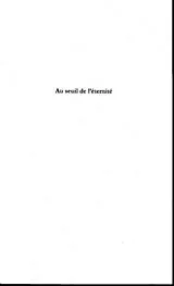 E-Book (pdf) Au seuil de l'eternite von Merilhou Didier