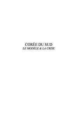 E-Book (pdf) Coree du Sud von Collectif