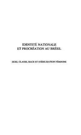 E-Book (pdf) Identite nationale et procreation au bre von Ribeiro Corossacz Valeria