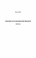 E-Book (pdf) Lecons au College de France von Janet Pierre