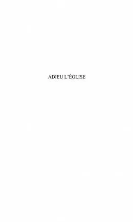 E-Book (pdf) Adieu l'eglisetre ouvrier von Jacques Meurice