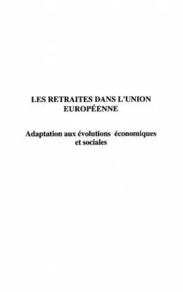 E-Book (pdf) Les Retraites dans l'union Europeenne von Emmanuel Reynaud