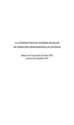 E-Book (pdf) Construction du systeme francais de form von de Lescure Emmanuel