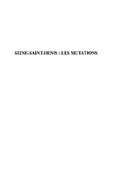 eBook (pdf) Seine-saint-denis de 