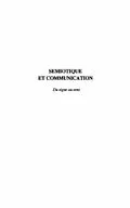 E-Book (pdf) Semiotique et Communication von Jean-Jacques Boutaud