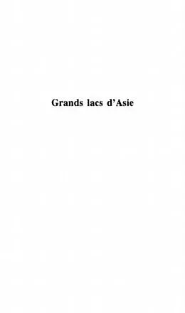E-Book (pdf) GRANDS LACS D'ASIE von Rene Letolle