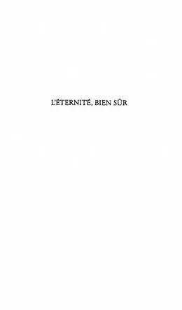 E-Book (pdf) L'ETERNITE , BIEN SUR von Brigitte Giraud