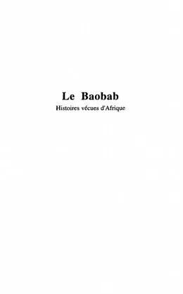 E-Book (pdf) LE BAOBAB von Rosenmayr Leopold