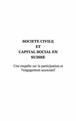 E-Book (pdf) Societe civile et capital social en suis von Gaglioni Simone
