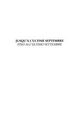 eBook (pdf) Jusqu'a l'ultime septembre de 