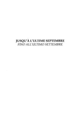 eBook (pdf) Jusqu'a l'ultime septembre de 