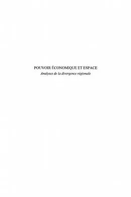 E-Book (pdf) Pouvoir economique et espace von Carluer Frederic