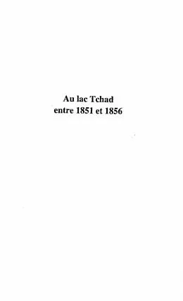 E-Book (pdf) AU LAC TCHAD ENTRE 1851 ET 1856 von Malte-Brun Victor Adolphe