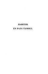 eBook (pdf) HABITER EN PAYS TAMOUL de 