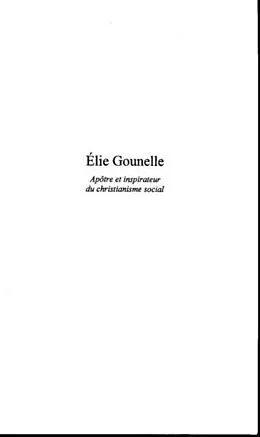 PDF ELIE GOUNELLE von Jacques Martin