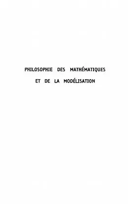 E-Book (pdf) Philosophies des mathematiques et de la modelisation von Nicolas Bouleau