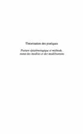 E-Book (pdf) Theorisation des pratiques von Jean-Claude Sallaberry