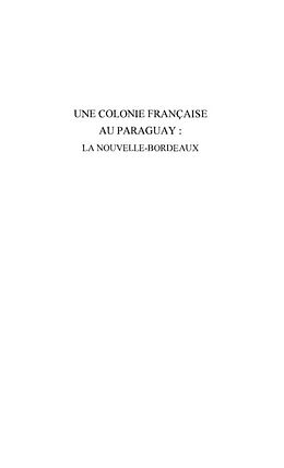 E-Book (pdf) Une colonie francaise au Paraguay von 