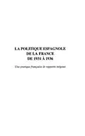 E-Book (pdf) Politique espagnole de la france de 1931 von Denechere Yves
