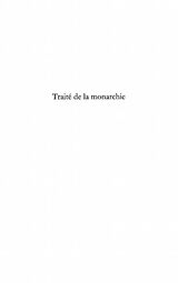 eBook (pdf) TRAITE DE LA MONARCHIE de Collectif