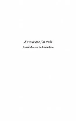 E-Book (pdf) J'avoue que j'ai trahi von Albert Bensoussan