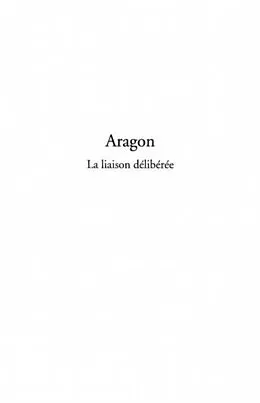 E-Book (pdf) Aragon: la liaison deliberee von Staraselski Valere
