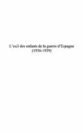 PDF Exil des enfants de la guerre d'espagne (1936-1939) von Labajos-Perez Emilia
