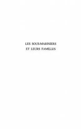 E-Book (pdf) LES SOUS-MARINIERS ET LEURS FAMILLES von Gilles Allieres