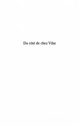 E-Book (pdf) Du cote de chez Vilar von Jaubert Jacques
