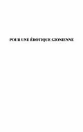 E-Book (pdf) Pour une erotique gionienne. la guepe et von Arnaud Philippe