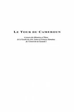 E-Book (pdf) TOUR DU CAMEROUN von Joachim Oelsner