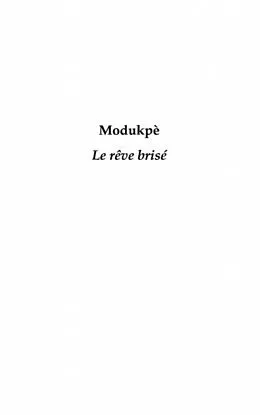 E-Book (pdf) MODUKPE von Adelaide Fassinou