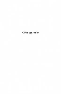 E-Book (pdf) Chomage senior von Plumier Gerard