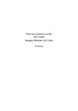 PDF Pour une economie sociale sans rivages von 