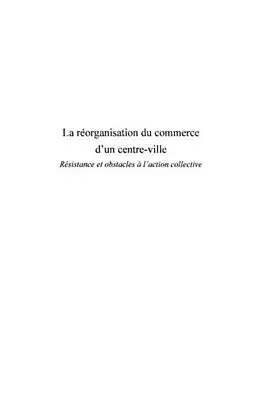 E-Book (pdf) Reorganisation du commerce d'un centre-v von Pedro Varanda Marta