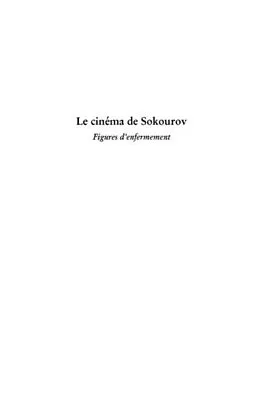 E-Book (pdf) Cinema de sokourov von Arnaud Diane
