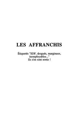 E-Book (pdf) LES AFFRANCHIS von Bertrand Berger