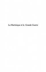 E-Book (pdf) La Martinique et la Grande Guerre von Andrivon-Milton Sabine
