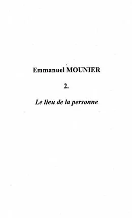 E-Book (pdf) EMMANUEL MOUNIER von Lurol Gerard