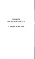 E-Book (pdf) ETHNOLOGIE D'UN BIDONVILLE DE LIMA von Christophe Martin