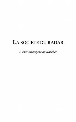 E-Book (pdf) La societe du radar von Padioleau Jean-G.