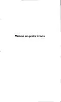 E-Book (pdf) Memoire des portes fermees von El Hachemi Mustapha