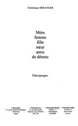 E-Book (pdf) MERE FEMME FILLE S?'UR AMIE DE DETENU von Dominique Beranger