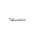 E-Book (pdf) Republicanisme patriotisme et revolution francaise von Monnier Raymonde